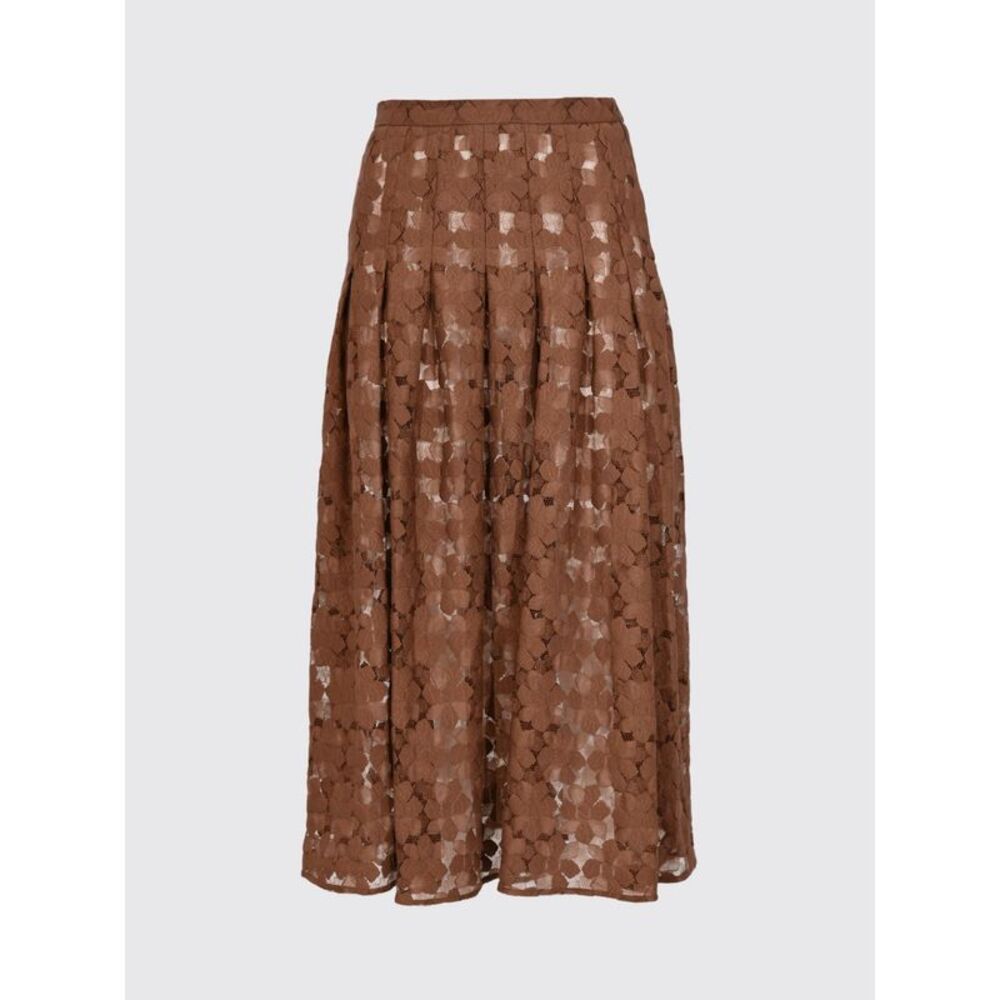 Max Mara Studio Skirt Woman Brown